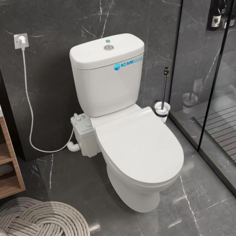 Space-Saving Macerator Toilet with Sewage pump for Restroom MY-FLO500 Dreamsani