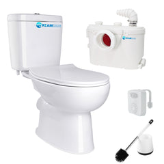 Space-Saving Macerator Toilet with Sewage pump for Restroom MY-FLO500 Dreamsani