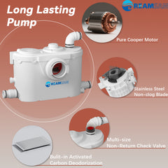 FLO500-B Dreamsani 500W Macerator Pump