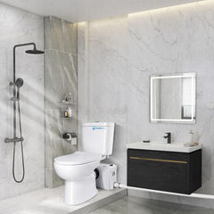 Space-Saving Macerator Toilet with Sewage pump for Restroom MY-FLO500 Dreamsani